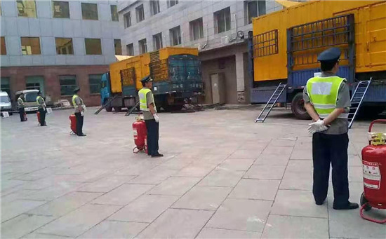 高密租赁发电机案例